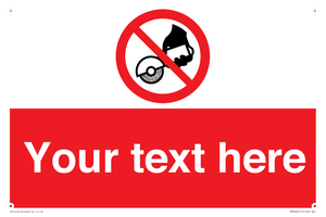 Custom Do not use with hand held grinding machine